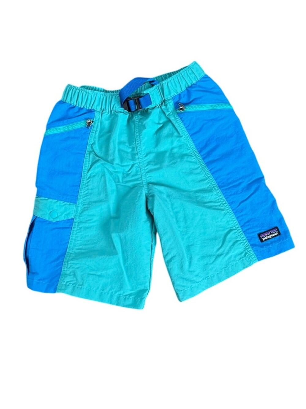 Patagonia Shorts Blue Teal Block Hiking Swim